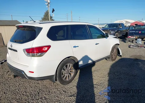 2014 Nissan Pathfinder S z USA, uszkodzony, nr VIN 5N1AR2MN3EC734872